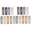 COHEALI Girls Hair Accessories 18 pcs Clamps Birthday Matte for Square Pin Girls Metal Clips Bobby Women Simple Accessories Girl Snap Barrettes Small Woman Hair Girl Hair Accessories
