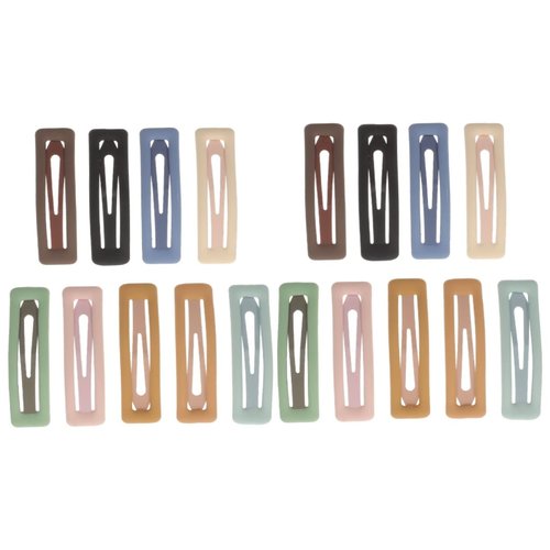 COHEALI Girls Hair Accessories 18 pcs Clamps Birthday Matte for Square Pin Girls Metal Clips Bobb...