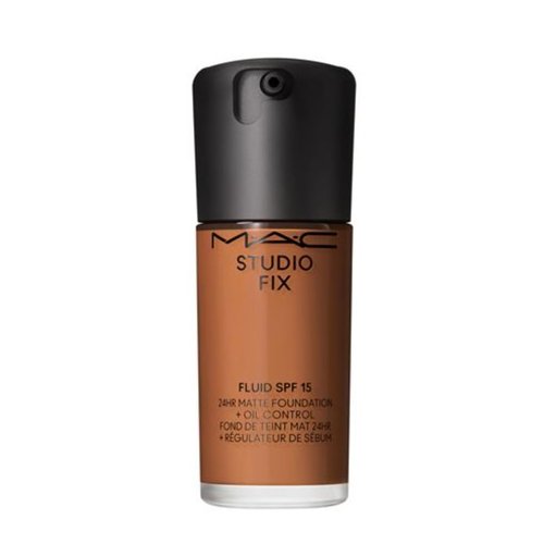 MAC Studio Fix Fluid Broad Spectrum SPF 15 24Hr Matte Foundation + Oil Control, NW43 1 oz
