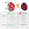 Red Light Therapy Lamp with Socket,PDGROW 48W 24 LED Deep Red Light Therapy Bulb Heat Device, 670 Nanometer Red & Near Infrared Lights 850nm
