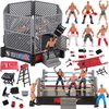 ToyVelt WWE Ring Playset with 32-Piece Wrestling Action Figures for Boys 8-12 Playset, Safe and Durable WWE Toys, Comes with Wrestling Ring, Realistic Action Figures