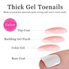 KQueenest Black French Tip Press on Toes Nails Short Square,Nude Fake Toe Nails Glue on,Glossy Toe Press on Nails For Women Girls,Natural Gel ToeNails Acrylic for Decoration 24Pcs