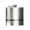 Rabbit Polished Stainless Steel Pocket Flask, 6 Ounce Capacity