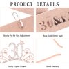 Casoty Rose Gold 30th Birthday Sash and Tiara for Women, 30th Birthday Decorations for Women, 30th Birthday Sash and Tiara Set, 30th Birthday Gifts for Women, Happy 30 Birthday Party Supplies