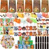 Mepmela Woodland Animal Party Favors, 134 PCS Woodland Birthday Party Supplies - Wild Animals Themed Party Favors for Kids Birthday, Baby Shower, Woodland Party Decorations, Goodie Bag Stuffers