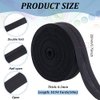 BENECREAT 11 Yards Single Fold Bias Tape, 3/4 inch Wide Black Bias Binding Tape Hemming Tape for DIY Garment Sewing, Seaming, Piping, Quilting