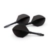CUESOUL TERO AK4 Black Dart Flights Shield Shape,Set of 3 pcs(CS-AK4+1DPYS)