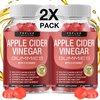 Toplux Apple Cider Vinegar Gummies - 1000mg ACV with B12, Beet Root, Pomegranate for Immune System, Detox & Cleanse, Gummy Alternative to Apple Cider Vinegar Capsules, for Men Women 2X Pack