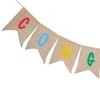 Sscon Congrats Burlap Banner Congratulation Party Bunting Banners Grad Decoration Graduation Gifts Party Supplies