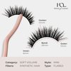 House of Lashes Noir Fairy Mini - Comfortable Fake Eyelashes for Bold Full Volume look, Easy and Reusable Faux Mink Lashes for All Eye Shapes