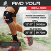 Sleeve Stars Knee Brace & Knee Support for Men & Women, Knee Compression Sleeve for Knee Pain, Protection Wrap for Working Out (XL-3XL)