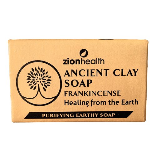 Zion Health Clay Soap Frankincense 6 oz Bar Soap
