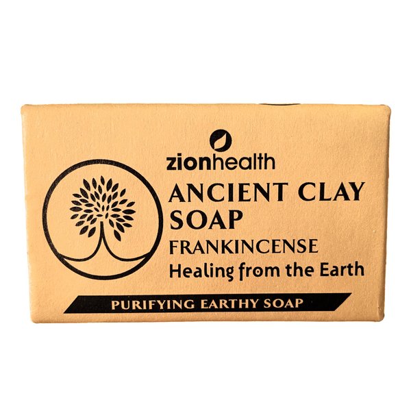 Zion Health Clay Soap Frankincense 6 oz Bar Soap