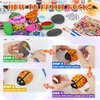 Halobios Rock Painting Kit, 12 Rocks for Painting, Arts and Crafts for Kids Ages 6-12, Rock Painting Kit for Adults, Art Supplies for Birthday Children's Day Gifts