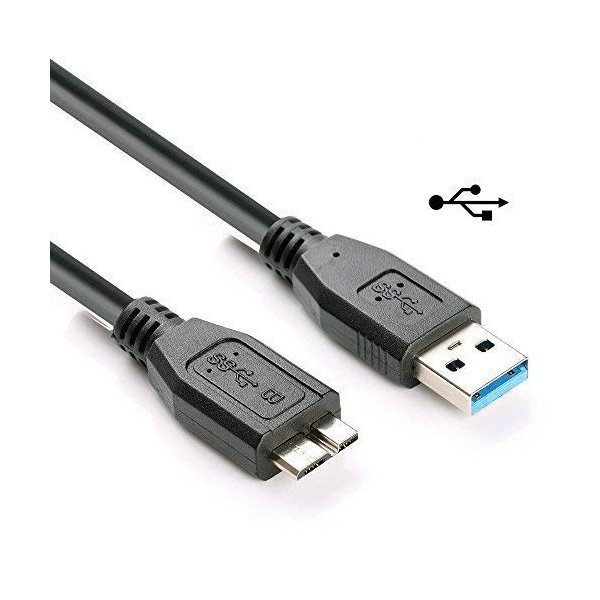 MaxLLTo USB 3.0 PC Data SYNC Cable Cord Lead for Toshiba Canvio Desk HDWC110XK3J1 HDWC120XK3J1