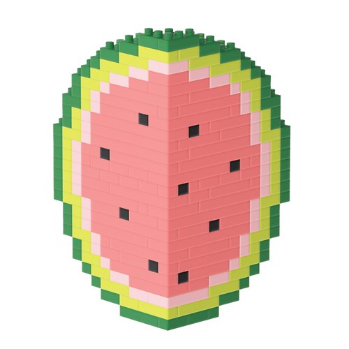 NOOLY Kids Adult Animal Micro Building Blocks Set for Home and Office Decoration KLJM-10 (Watermelon, 532 Pcs)