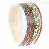 Kistreao 6Pcs Christmas Headband Santa Claus Reindeer Hair Bands Snowman Snowflake Headpiece Christmas Hair Accessories for Women Girls Xmas Festival Holiday Party Supplies