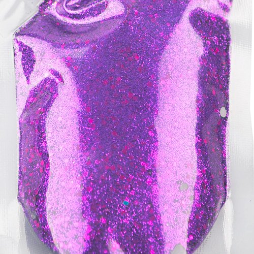 GL-Turelifes Body Glitter Gel, Easy to Apply&Remove 50ml Mermaid Sequins Chunky Glitter for Body Face Hair, Festival Glitter Halloween Costume Makeup Long Lasting Sparkling (Purple)