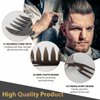 DUAIU 7Pcs Men's Hair Styling Set: Vent Brush, Round Brush, Wide-tooth Comb, Texture Comb for Blow Drying, Detangling, Grooming, and Hairdressing