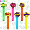 uoyoi Superhero Party Favors,24Pcs Hero Word Bubble Wands for Kids,Cool Bubble Wand for Superhero Party Supplies,Classroom Prizes Pinata Goodie Bag Stuffers Gift