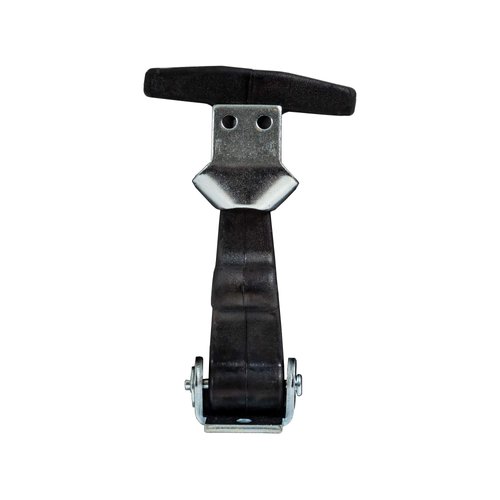 Buyers Products WJ201U 4-7/8" Easy Grip Rubber Hood Catch With U Bracket, Weather Resistant Hold Down, T-Handle Hasp, Draw Latch, Flexible Closure For Vehicle Hood Or Tool Box , Black