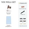 DOORES Balayage Dark Brown to Chestnut Brown Remy Clip-In Hair Extensions - 120g, 7pcs, 18 Inch