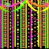 54feet UV Neon Streamers Glow Garland Stripe Hanging Glow in The Dark Glow Party Decorations Blacklight Reactive Fluorescent Black Light Party Kit Neon Party Supplies for Birthday Wedding