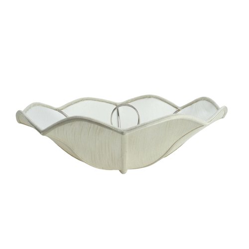 Aspen Creative 39003A Ceiling Clip-on Lamp Shade (1 Pack), Transitional Design in Light Yellow, 13" diameter (13" x 5")