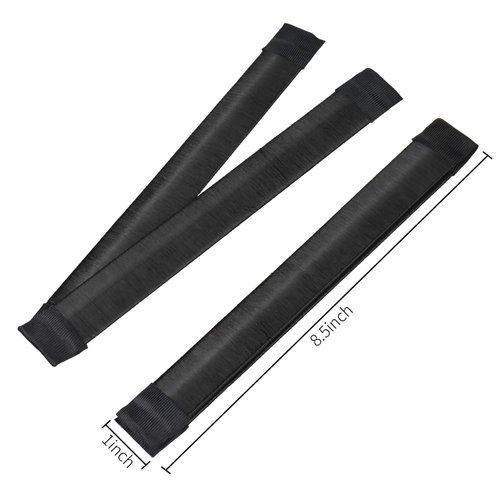 Patty Both Women's Hair Bun Maker French Twist Hair Fold Wrap Snap (4 Black)
