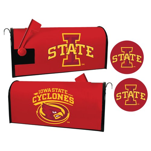 Iowa State Cyclones Magnetic Mailbox Cover & Sticker Set Officially Licensed Collegiate Product