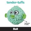 SmartPetLove Snuggle Puppy Tender-Tuffs Ball - Round Pufferfish Tough Dog Toy - Cute and Fun Plush Ball with Squeaker
