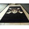 Champion Rugs Pirate Skull Area Rug Design #CR79 (2 Feet X 3 Feet 4 Inch)
