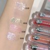 FangTangDI Eyeshadow, Liquid eyeshadow, Eyeshadow stick, Crystal light Blue-green, Eye makeup, Loose Glitter Glue, Lightweight Waterproof, Quick drying, Multipurpose