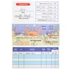 BLUE PANDA 150 Sheets Fake Checkbook for Kids Learning with Pretend Deposit Slip and Check Register for Play School Supplies, Ocean Themed - Pretend Checkbook