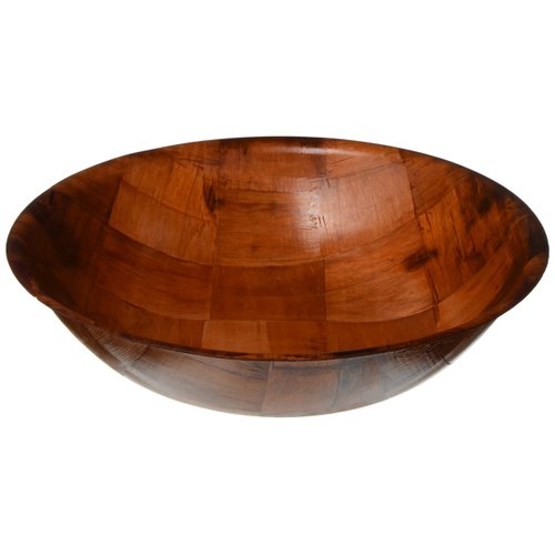 Winco WWB-12 12" Woven Wood Salad Bowl