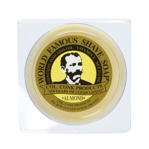 COL CONK ALMOND SHAVE SOAP
