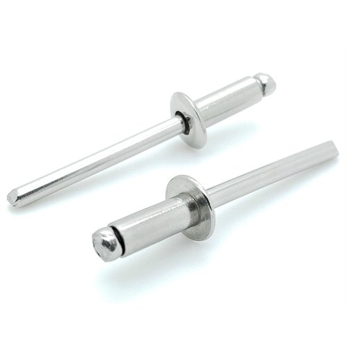 100 Qty 304 Stainless Steel Blind Rivets (#6-4) 3/16" Diameter x 1/4" Grip (BCP178)