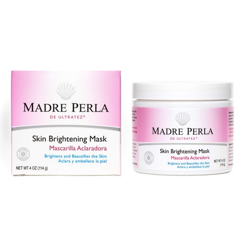 MADRE PERLA DE ULTRATEZ Skin Brightening Mask, Parabens or Artificial Colors, Made in USA 4 OZ