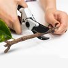 Razor Sharp Bypass Pruning Shears - Lifetime Replacement - Free Extra Blade, Spring & eBook - Japanese Steel - Premium Hand Pruners - Garden Shears - Garden Clippers - Secateurs with Ergonomic Handles