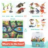 Kiddiworld Dinosaur Toys for 3 4 5 Year Old Boys Gifts, Dinosaurs Toys for Kids 3-5-7, Dino Figures Activity Play Mat Christmas Birthday Gifts for Girls Toddler Toys Age 2-4