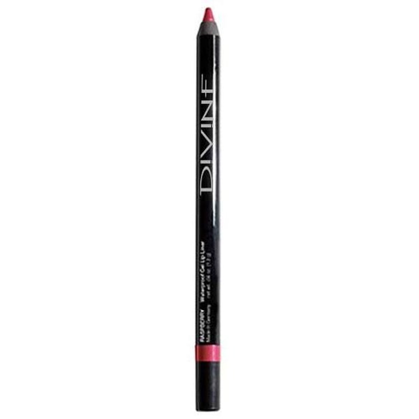 Divine Skin & Cosmetics - Lip Liner Pencil - Waterproof Gel Lip Liner - Kiss Proof, Highly Pigmented Gel Lip Liner - Raspberry