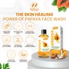 Papaya Soap Face & Body Wash – Natural Skin Brightening Papaya Soap for Dark Spots, Hyperpigmentation – Reduce Acne, Cleanse Scars, Even Skin Tone – Kojic Acid Turmeric Body Soap Cleanser Made in USA