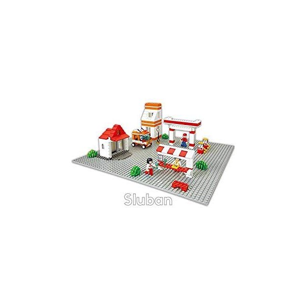 Sluban 40x40cm Base Plate - 1 Piece in Original English Box 100% Compatible - Building Blocks - Building Brick Educational Toy (M38-B0182)