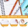 36 Pcs Sports Pencils and 36 Pcs Sports Ball Erasers Fun Wooden Pencils with Sports Eraser for Kids Sports Themed Birthday Party Favors School Office Supplies (Sports)