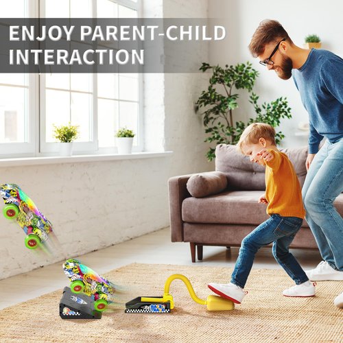 Beby Buty Car Launcher Indoor Outdoor Game Toys for Kids Boys, Toys Gifts for 3 4 5 6 Year Old Boys, Ideas 3 4 5 6 Year Old Boys Toys Birthday Gifts, Outside Outdoor Toys for Kids Ages 3-5 4-8