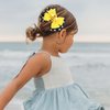Cute Bows for Girls Bee Hair Accessories Yellow Ribbon Girls Bows Clips Spring Girls Bows for Hair French Hair Barrettes for Hair Styling