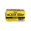 TAHA African Black Soap Bar, Organic & 100% Natural, Soothing & Moisturizing, Healthy Cleansing – Great for Blemishes, Acne, Dry Scalp, and More, Natural Scent, 5 Oz (Natural, Pack of 1)