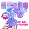 Unicorn Slime Kit for Girls 4-12,Supplies Makes Butter Slime,Candy Confetti Slime,Glimmer, Foam Jelly Cubes Slime Party Favors for Kids