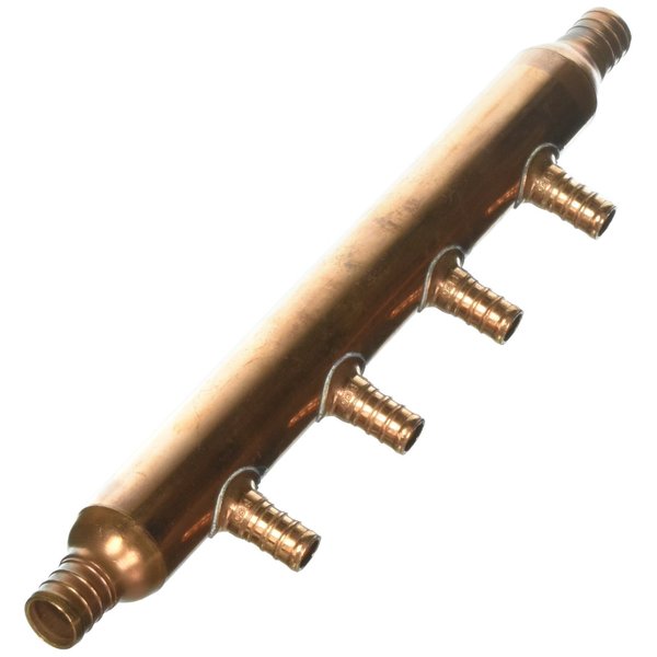 SharkBite 4 Port Open Crimp Copper Multi-Port Tee, Plumbing Fittings, PEX Pipe, PE-RT, 22786A