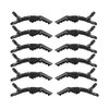 12 Pcs Alligator Hair Clips Styling Sectioning Hair Clips Wide Teeth Hair Clips Professional Hair Salon for Barber Clips for Styling Sectioning (Black)